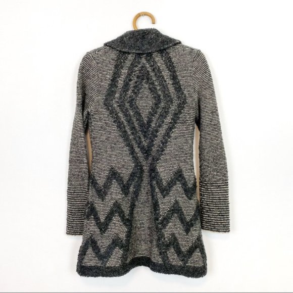 Anthropologie | Angel Of The North | Textured Chevron Cardigan Sweater Size S - Picture 5 of 9